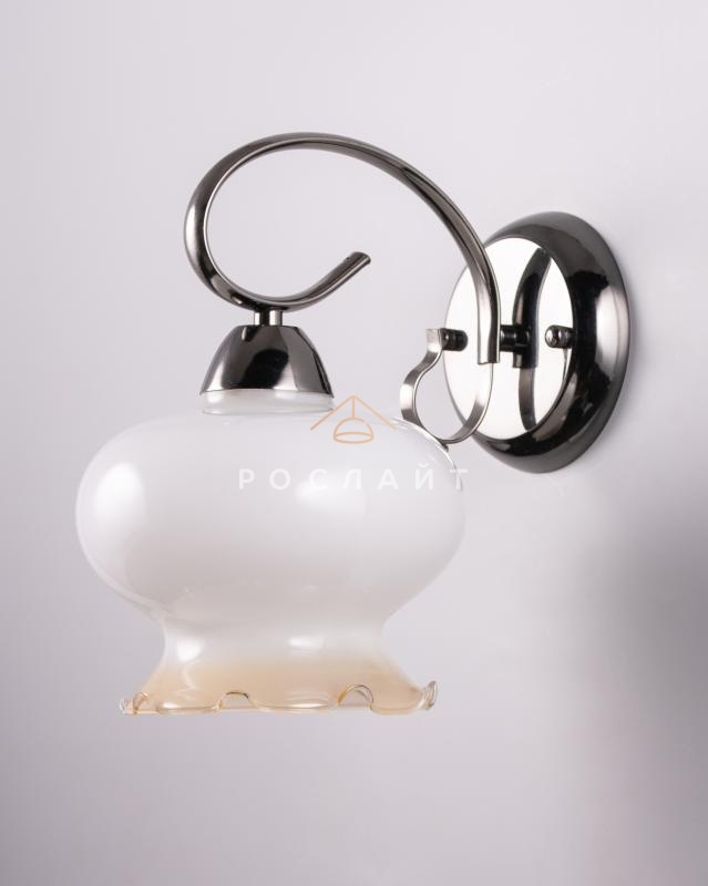 Плафон для люстр Алани с золотой полосой