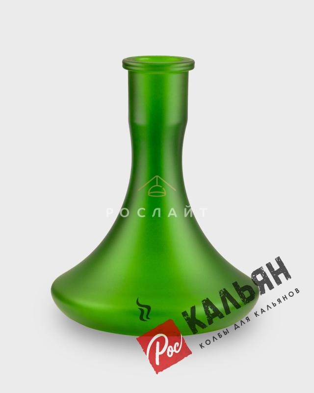 Колба для кальяна "Craft" зелёная покраска матовая