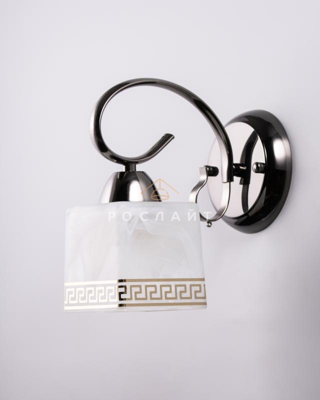 Плафон для люстр Луфи "Ируна" белый с золотом