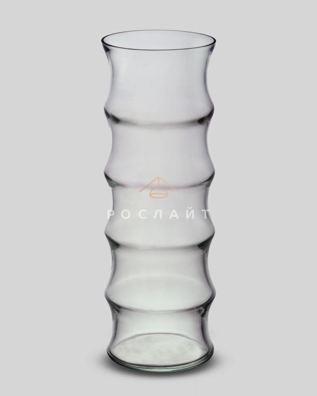 Ваза "Флейта" Прозрачная