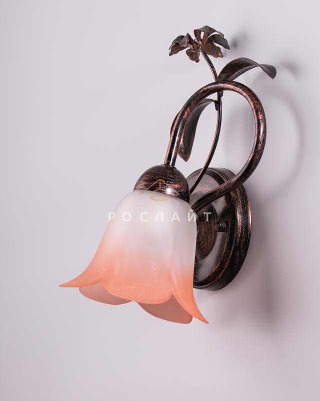 Плафон для люстр Гути алебастр розовый