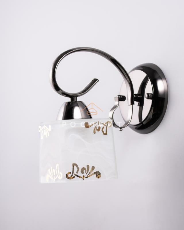 Плафон для люстр Луфи "Зиги" белый с золотом