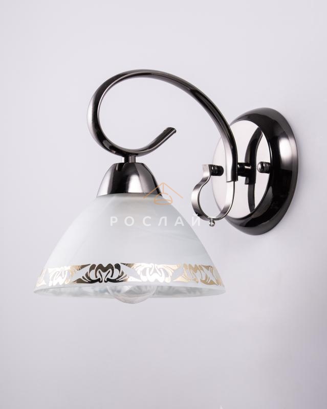 Плафон для люстр Лекса "Феин" белый с золотом