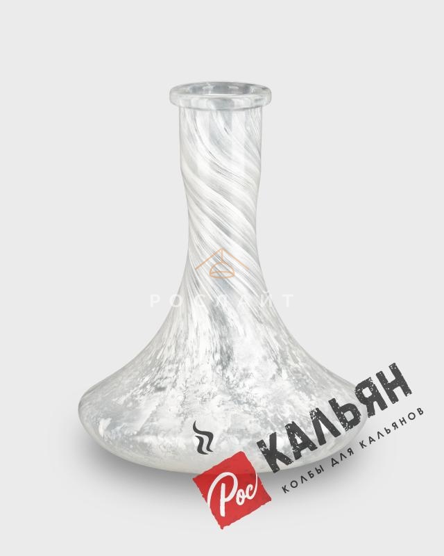 Колба для кальяна "Craft" белый алебастр