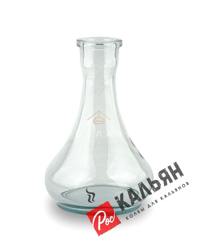 Колба для кальяна "Капля" прозрачная