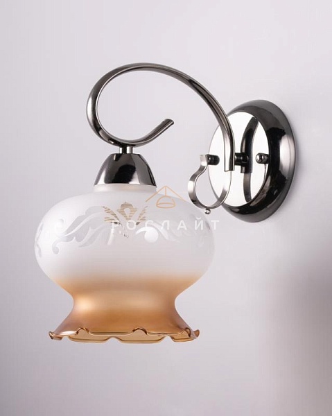 Плафон для люстр Алани "Слоу" коричневый