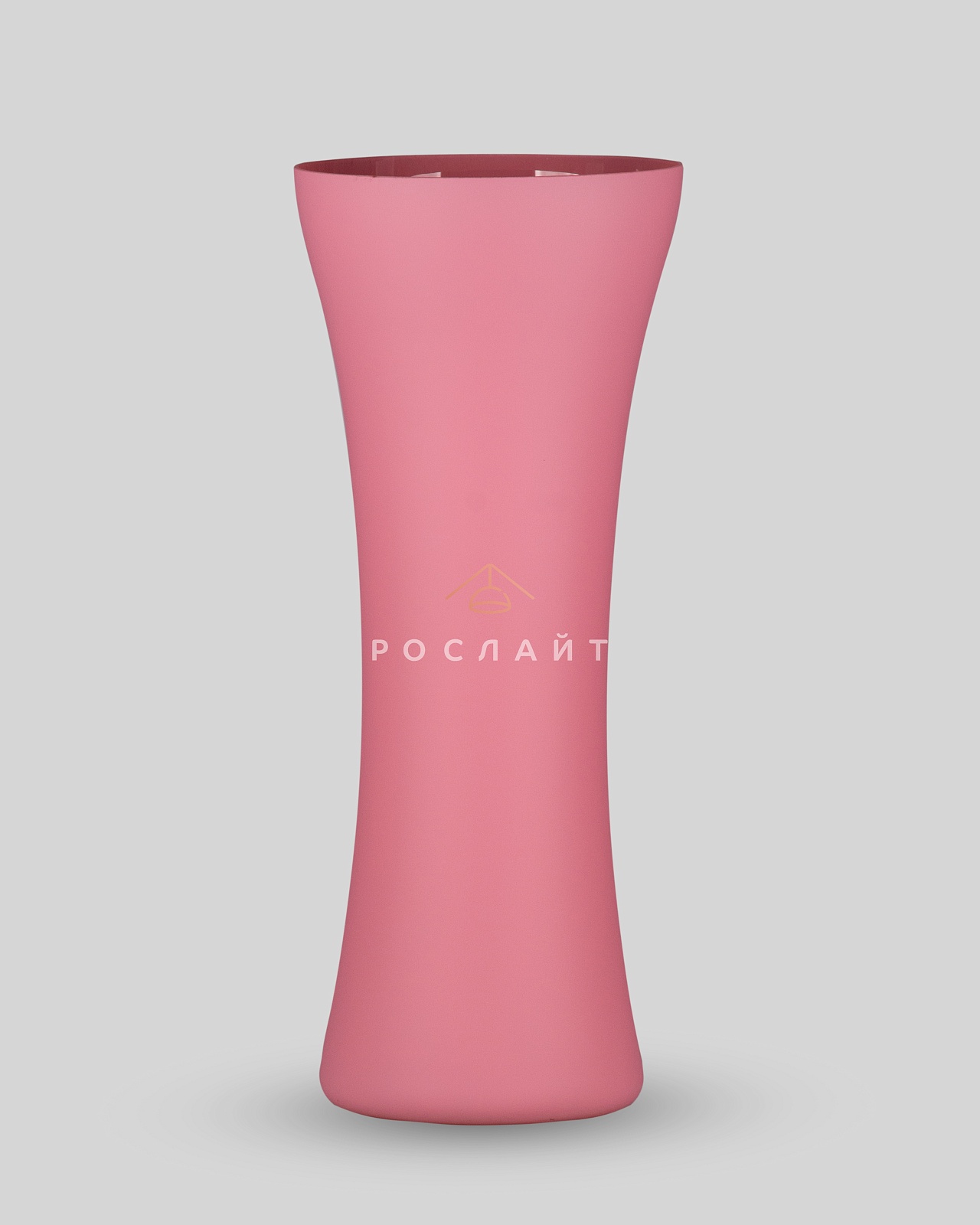 ваза факел розовая