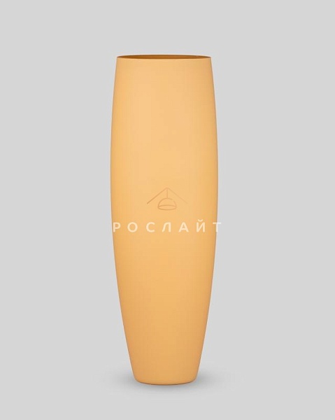 Ваза "Свеча" желтая