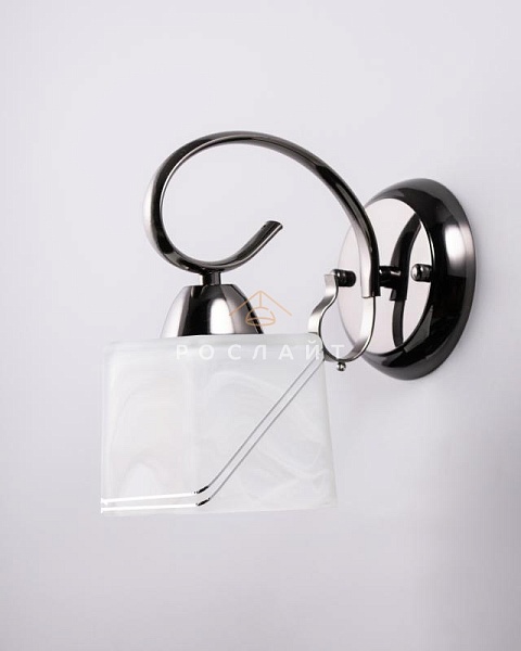 Плафон для люстр Луфи "Лури 2" белый с серебром