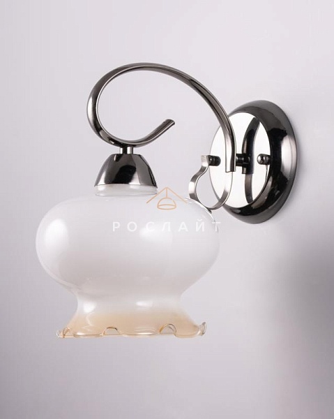 Плафон для люстр Алани с золотой полосой