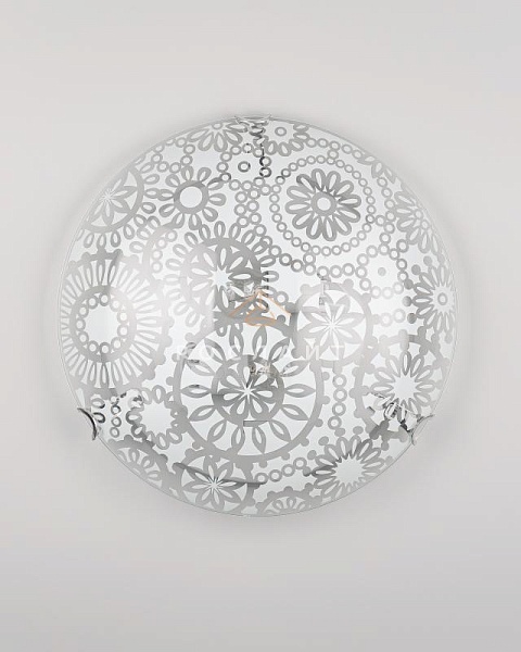 Светильник настенно-потолочный Круг "Воке" белый M