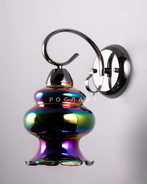 Плафон для люстр Фурия "Лофт" розовая радуга