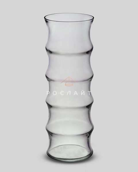 Ваза "Флейта" Прозрачная
