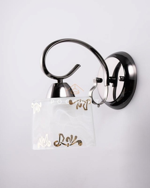 Плафон для люстр Луфи "Зиги" белый с золотом