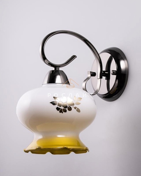 Плафон для люстр Алани "Ларио" белый с золотом