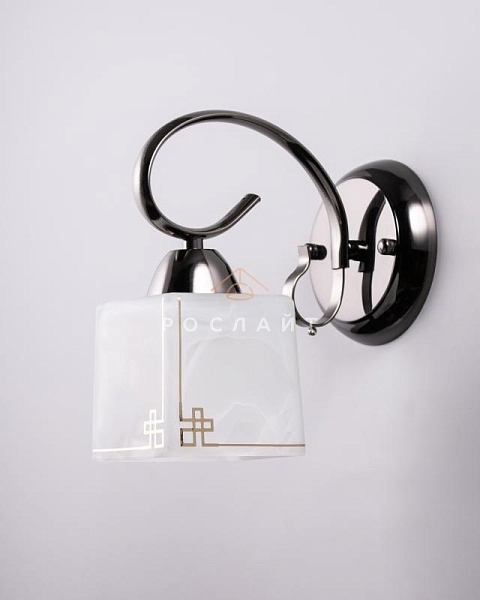 Плафон для люстр Луфи "Круз" белый с золотом