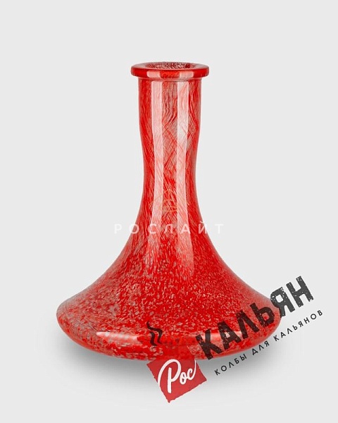 Колба для кальяна "Craft" красный алебастр