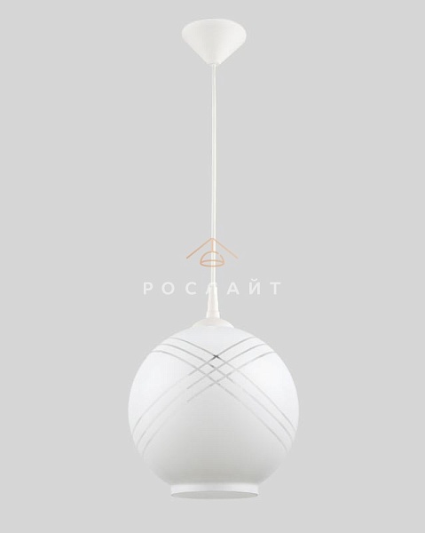 Светильник подвесной Полусфера "Цинта" белый
