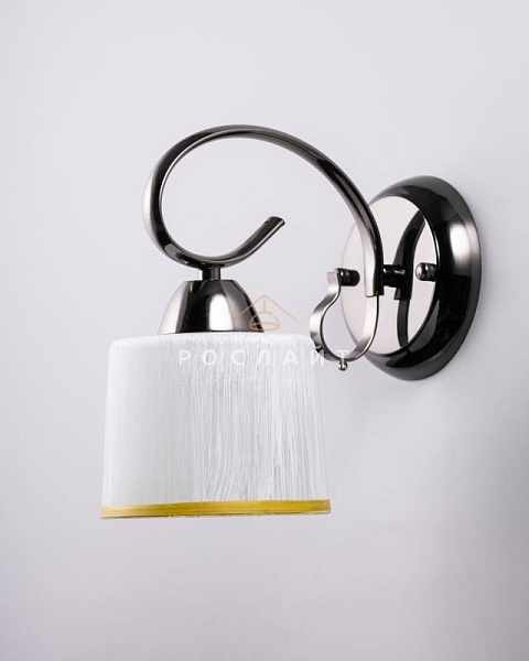 Плафон для люстр Цили "Эскра" белый с золотом M