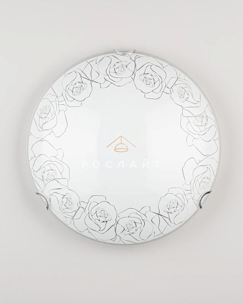 Светильник настенно-потолочный Круг "Озра" белый S